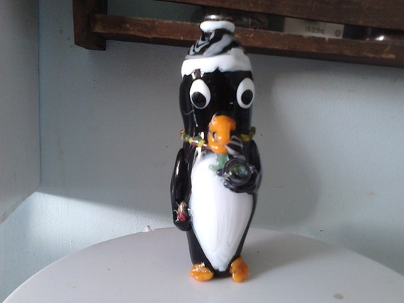 stoner penguin stuffed animal