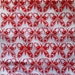 Red butterfly hand printed lino print wrapping/tissue paper