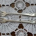 Hand Stamped Vintage Pickle and Olive Forks