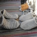 family business - striped slippers for everyone