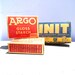 Vintage Advertising Boxes, Rustic Farmhouse Kitchen, Mid Century Kitchen and Laundry, Argo Gloss Starch, Linit Box