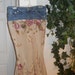 Églantine wild rose jean skirt bohemian mermaid fairy ruffled silk frou frou Renaissance Denim Couture