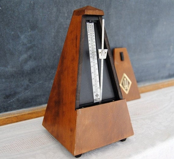 antique metronome