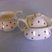 Vintage Sugar Bowl and Creamer