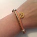 Unisex 3 Strand Leather and Suede Peace Bracelet