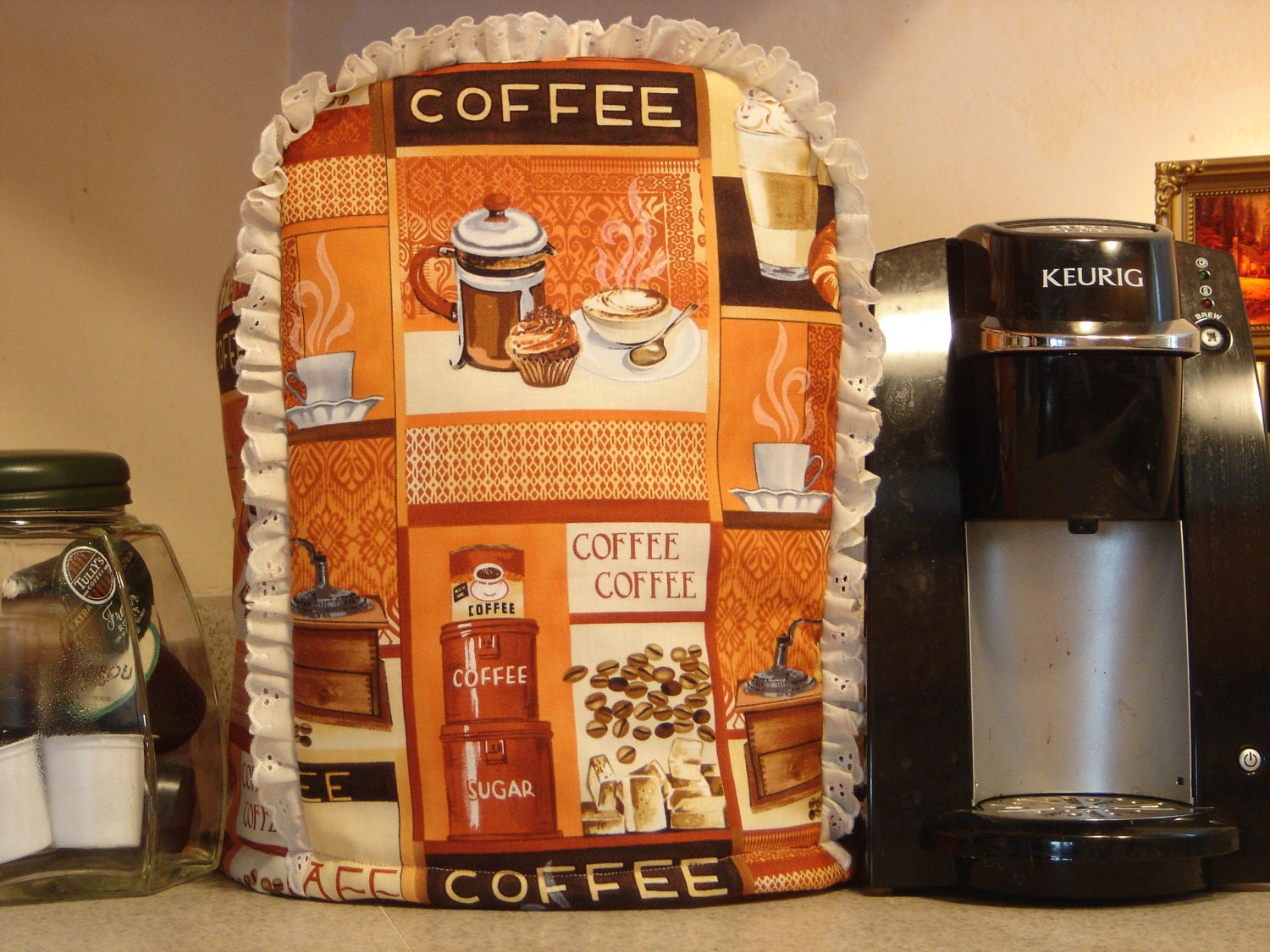 Arti Keurig coffee machine brewer cover for Elite size