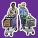 Bubbles (from The Wire) and Bubbles (from Trailer Park Boys) vinyl sticker