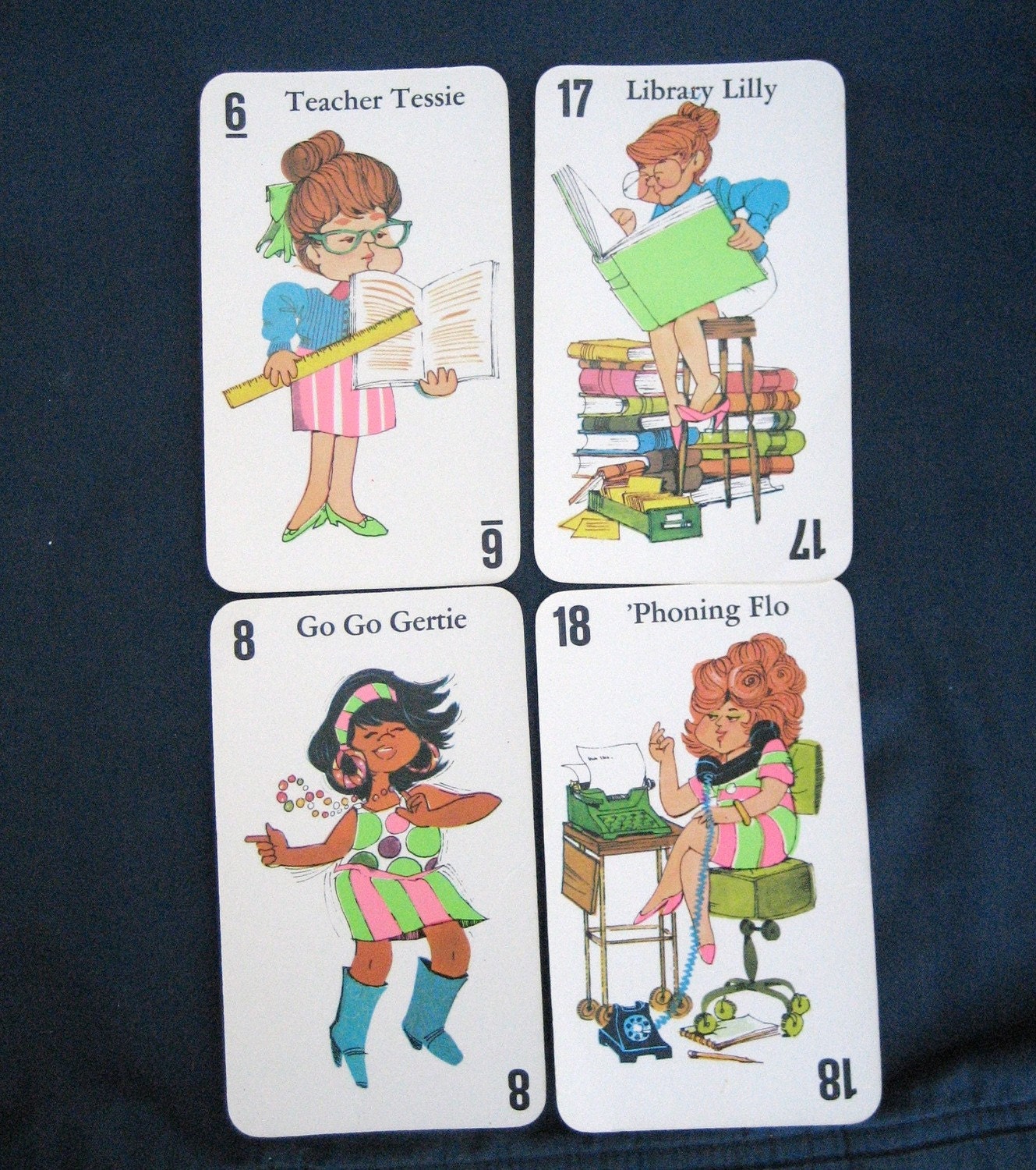 giant old maid cards western publishing