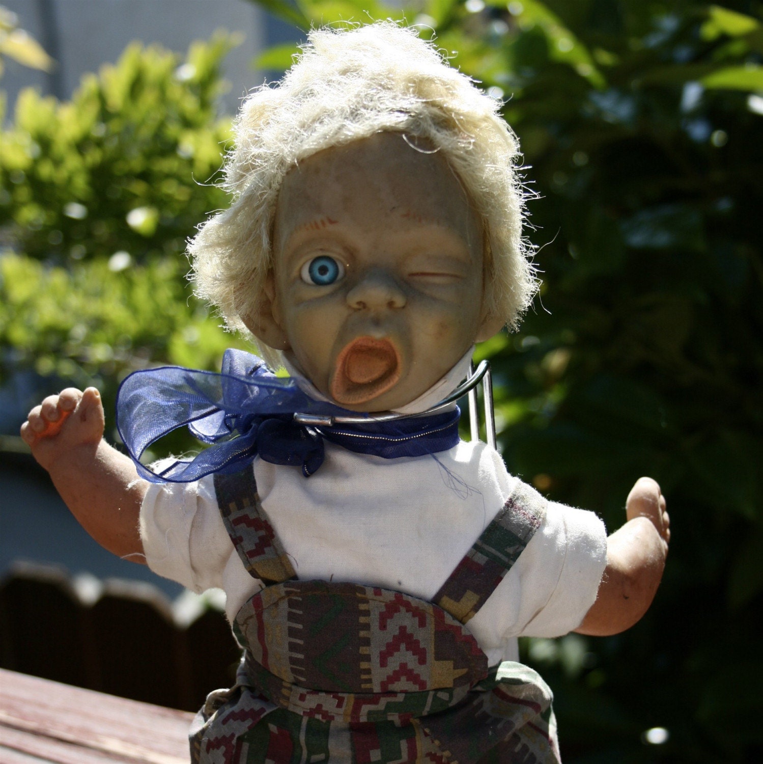 Scary Vintage Screaming Baby Doll free Shipping within US