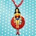Wonder Woman Swarovski Pendant Necklace