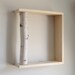 White Birch Forest - organic wall art/box shelf