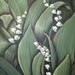 Original Painting - Lilies of the Valley - 11 x 14, framed