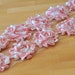 Shabby Rose Trim-Single Yard-Rose and White Striped