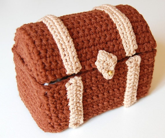crochet pattern - toy chest