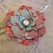 Upcycled Statement Necklace. Soda Can Art. Red Apple Tea