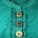 SALE Double Drilled Beach Stone Genuine Big Stone Buttons - 3 pcs 33% OFF