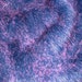 Navy with Hot PInk tips Faux Fur