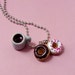 Coffee and Donuts Necklace - Food Jewelry