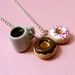 Coffee and Donuts Necklace - Food Jewelry