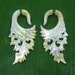 SUPER SALE mother of pearl shell tribal earrings