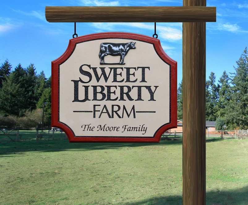 Custom Farm Sign