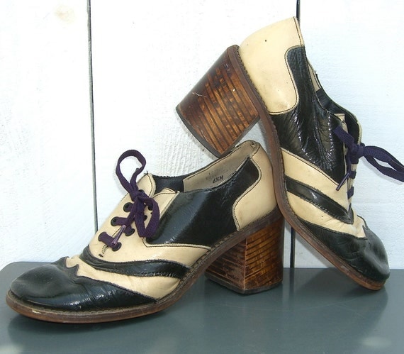 Vintage Disco Platform Shoes 1970's