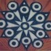 16 inch Snowflake Penny Rug pattern
