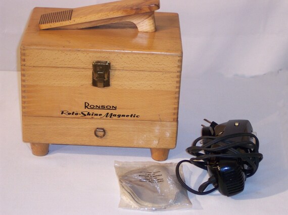 ronson shoe shine box