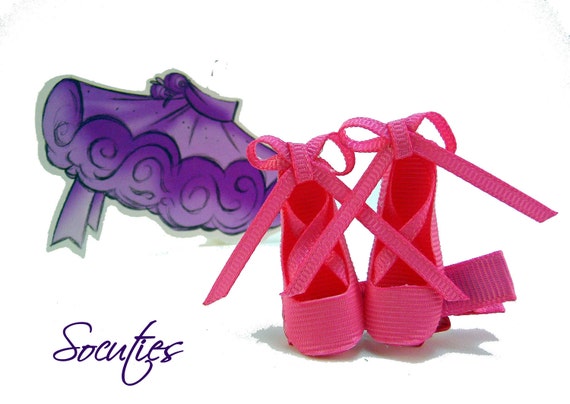 ballet slippers with ribbons