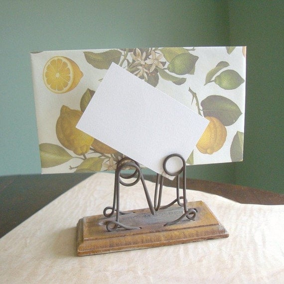 Antique Wooden Broom Holder