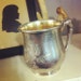 Antique Victorian 1891 Silver Plate and Gilt Childs Cup