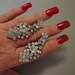 Vintage Rhinestone Earrings Long Dangle Juliana Bridal or Formal earrings with lots of glamour and tons of sparkle perfect bridal wedding