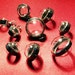 9 Bubbles, Globes, Round, Sphere, Spherical, Vials, Engraved, Embossed, Pendant Trays, Amulet Cases - ONLY 3.5 DOLLARS EACH
