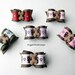 Dog Hair Bow Topknot Set of 6 with Yorkie dogs