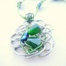 Teen Jewelry Glass Bead Wire Necklace Girl Gift