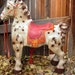 1940s Metal MOBO Riding Horse Antique Childrens Toy