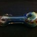 Glass Pipe Inside Out Irrid Frit Color Changing Tobacco Spoon Pipe