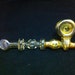 Glass Pipe Silver Fumed Color Changing Drop Sidecar Tobacco Spoon Pipe