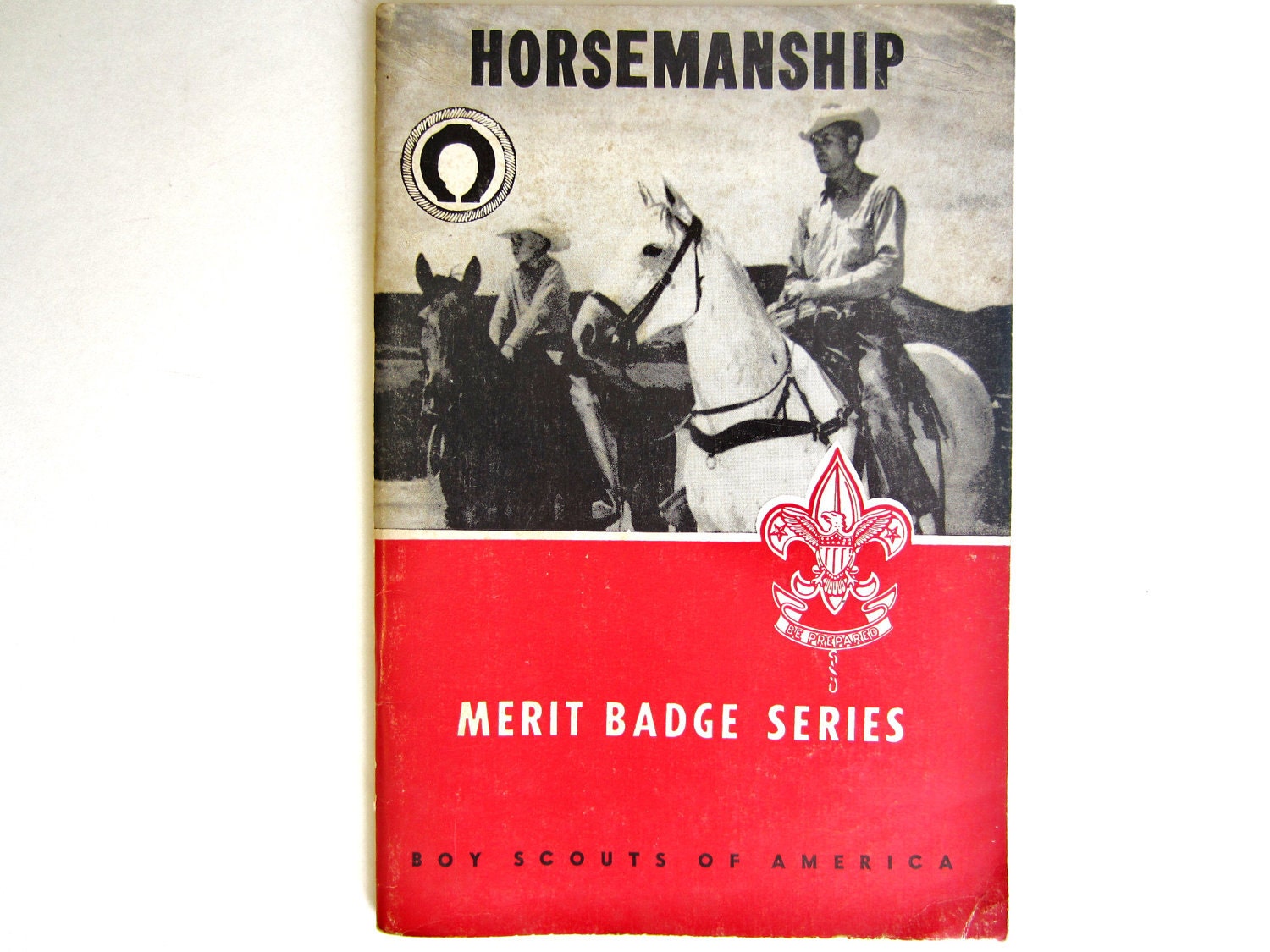 Vintage Boy Scout Book Horsemanship Merit Badge Series