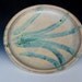 Speckled Beige Green Platter Plate