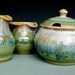 Sugar Bowl, Creamer and Syrup Pitcher