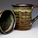 Dark Green Ceramic Mug Coffee Cup