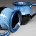 Blue Black Mug Ceramic Coffee Mug