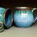 Blue Mug Ceramic Coffee Mug Round