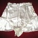 1940s Style, Handmade Satin French Knickers with Button Fastening