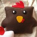 Roasted 'Cock Block' Pillow