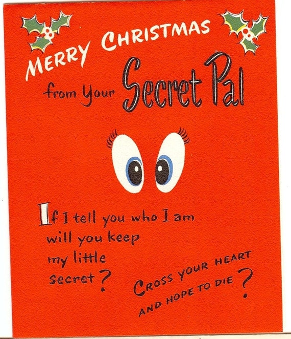 Printable Secret Pal Notes - Printable World Holiday