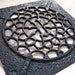 Vintage Cast Iron Heat Grate - Architectural Salvage - Blue Paint