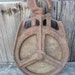 Vintage Wood Pulley