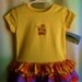 McDonald's T-Shirt Dress sz 12 to 18 months or Top sz 24 months yellow red